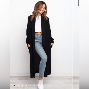 Petal and Pup Lagos Cardigan in Black Size Small